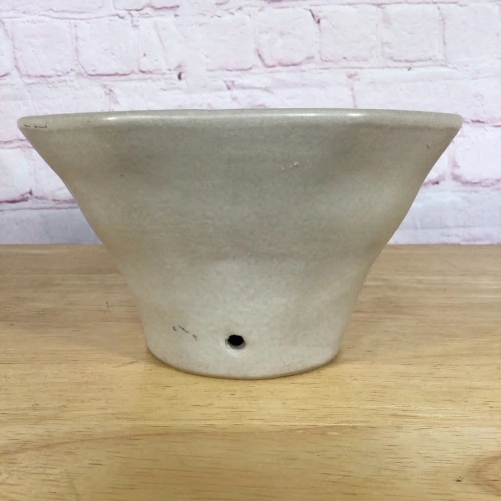 Vintage Handcrafted Chatham Stoneware Grape Design Pudding Mold